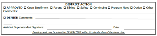 district action